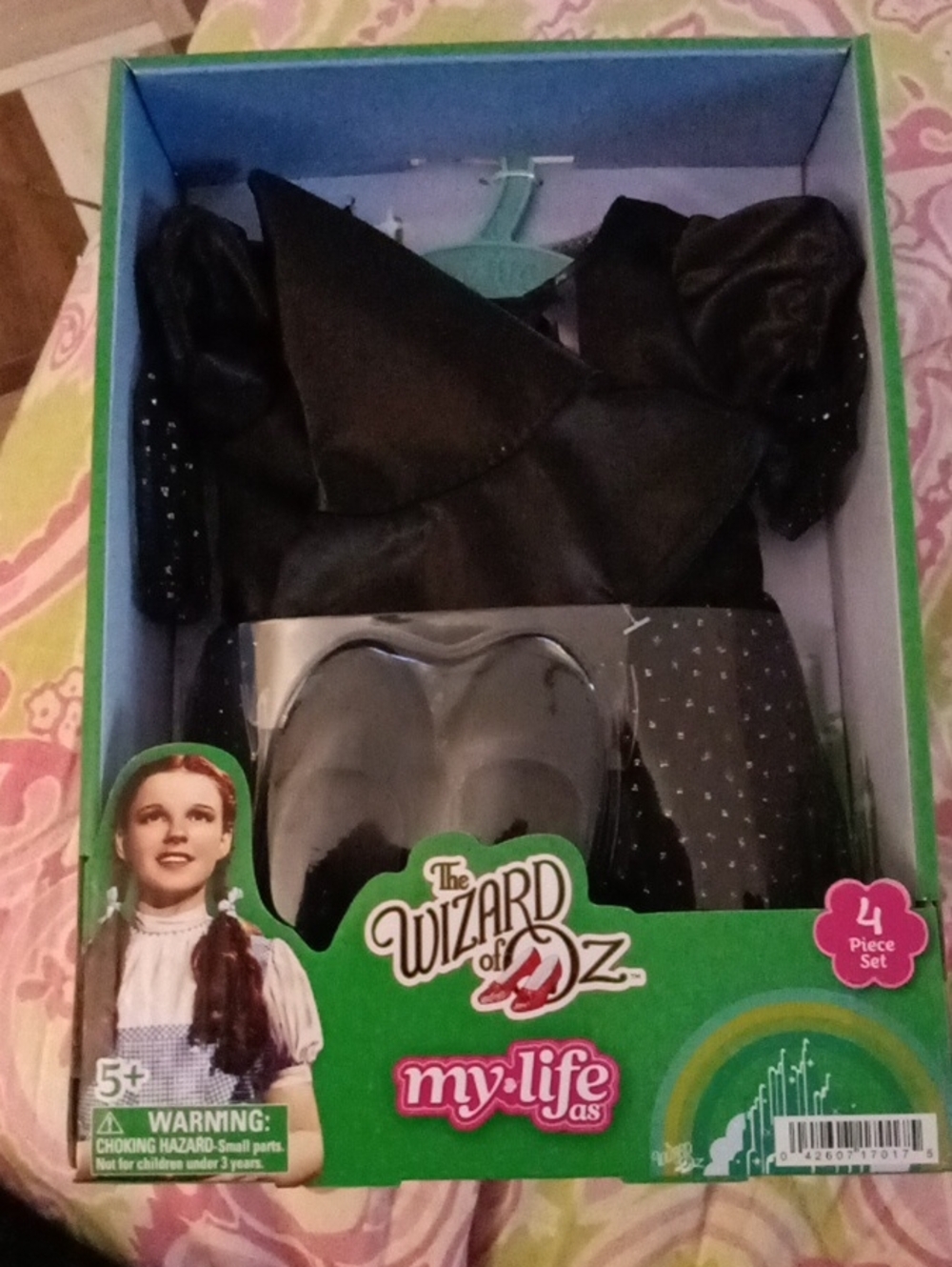 Wizard of Oz Black Witch Costume Dress for My Life 18 In Doll